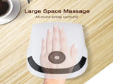 White Portable Electric Hand Massager - USB-C Rechargeable, Airbag Compression, Graphene 42&degC V888-ELOSUNG49959