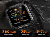 Njord Gear Indestructible Tactical Smartwatch Military Grade & Rugged - Black V1181-EHN0039-BK