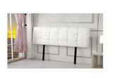 PU Leather Double Bed Deluxe Headboard Bedhead - White V63-768235