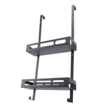 Bathroom Hanging Organizer Black Space Saving Iron Waterproof Multifunctional Shower Hanging Storage V1294-YM0901-3112230068412