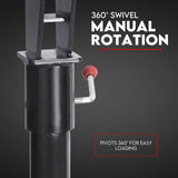 800kg Electric Hoist Winch Crane 12V Swivel Car Truck UTE Lift 360&deg Pick Up V379-EWINCHCRANE001