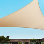 Instahut Shade Sail Cloth Shadecloth Triangle Sun Canopy 3.6x3.6x3.6M SAIL-DL-L-36X36X36-C-SA