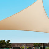 Instahut Shade Sail Cloth Shadecloth Triangle Sun Canopy 3.6x3.6x3.6M SAIL-DL-L-36X36X36-C-SA