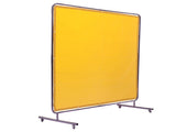 Welding with Frame, 6' x 6' Welding Curtain, Flame-Resistant Vinyl Welding Protection V952-DMSHJPF6X6YCWE2S4V0
