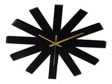 Living Room Clock Stainless Steel Silent Movement Creativity Wall Clock Modern DecorBlack V1294-YM0523-3115210218411
