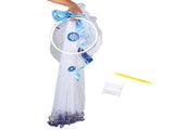 Bait Net American Style Aluminum Ring Monofilament Manual Lightweight Throw Cast Net for Sea Pool V1294-YM0523-3111210383111