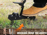 Weed Puller Tool, Gardening Stand Up Weeder Puller with 39.3" Ergonomic Long Handle and 4 Stainless V1107-CS-VWUUIT1