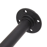 Wall Mount Clothes Rack Floating Iron Pipe Coat Hat Rack Multifunctional Clothing Hanger Black V1294-YM0703-3117230065911