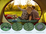 Self-Inflating Sleeping Mat - Self-Inflating with Built-in Foot Pump - 195x60x7 cm - Sleeping Mat V1188-MS101-01564-1