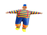 Inflatable Clown Costume Blow Up Joker Jumpsuit for Halloween Cosplay Party Christmas Adult Size V1294-YM0703-3115230047611