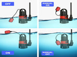 Giantz Garden Submersible Pump 550W Dirty Water Bore Tank Well Steel Sewerage PUMP-SUBM-550