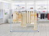 Commercial Clothing Garment Rack Retail Shop White V63-835731