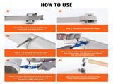Banding Strapping Kit with Strapping Tensioner Tool, 30 m Length 304 Stainless Steel Banding, 100 V952-SDGDDBJ30M10QCXLZV0