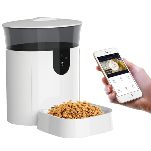 Tech4Pets 7L Smart Pet Feeder with HD Camera & App Control V1031-T4P-FEEDCAM7L