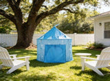 Kids Play Tent Foldable 2-3 Person 41.3x53.1in for Indoor Outdoor Party, Pink V1370-AZ4-09032