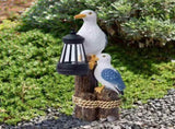 Darzheoy Pelican Garden Statue with Solar Lantern Pelican Solar Light for Outside Decor Sculptures & V1189-WXFWAL-20260326-02376