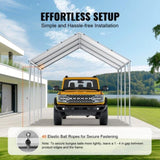 VEVOR 10 x 20 ft Carport Replacement Canopy Cover, Garage Top Tent Shelter Tarp Heavy-Duty V952-CKPB10X20FTB3Z2RRV0