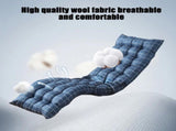 Recliner Cushions Outdoor Chaise Lounge Cushion Foldable Patio Lounge Chair Cushion for Garden Lawn V1192-AZ-W-33724