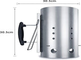 Chimney Starter Compatible with Weber 7416 Charcoal Barbecues, Safety Handle, 30 x 19 cm V1237-MS-912-169