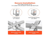 Boat Trailer Guide, 1670mm with LED Light Trailer Guide Poles, 2PCS High-Hardness Steel Guide-Ons, V952-CTCDGDLXBS60WOR5F001Y3