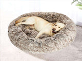 PaWz Pet Bed Cat Dog Donut Nest Calming L Brown Large PT1035-L-BR_NZ