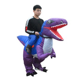 Inflatable Dinosaur Costume Blow Up Fancy Dress Inflatable Cosplay Costumes for Halloween Party V1294-YM0901-H34646-2