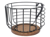 Coffee Pod Holder Iron Large Capacity Space Saving Wooden Base Coffee Pods Storage Organizer for V1294-YM0710-3118230284312