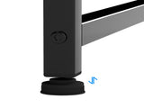 Levede L Shaped Gaming Desk with Storage Drawers Black DH1072-BK-AU
