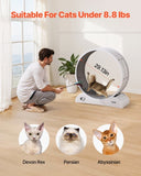 VEVOR Cat Exercise Wheel, 31.5 in, Large Cat Running Wheel with Secure Brake & Carpeted Runway, V952-SLMPBJBSPP31K33DZV0