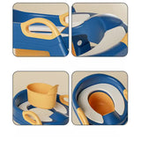 Pink Children's Toilet Trainer Seat - Foldable Potty Ladder with Color Box, Easy-to-Use Toilet Seat V888-ELOSUNG13114