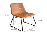 Levede 4x Dining Chairs Kitchen Table CH1111-2-BRX2