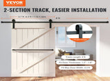 8FT Sliding Barn Door Hardware Closet Track Kit for Single Door J Hanger V952-GCYMWJTJHS8FCZEIRV0