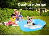 YES4PETS Pet Bed Small Plastic Dog Bedding Sleeping Resting Washable Basket Blue V278-BP218-DOGBED-S-BLUE