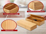 Wooden Cutlery Box with Lid, Small Drawer Organizer Kitchen, in for Spoon Utensil Chopsticks Kitchen V1259-DP01-A-825