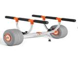Kayak Cart, 158.8 kg Load Capacity, Kayak Trolley with 30.5 cm Inflatable PU Tires & 2 Straps, V952-SPSPHTTC13INFQKUY001V0