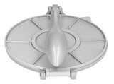 Tortilla Press 7.7in Rust Proof Aluminum Alloy Silver Heavy Duty Quesadilla Maker for Home Pasta V1294-YM0715-3118220089011