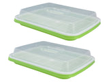 Sprouting Tray Transparent Lid Dense Small Holes Fine Workmanship Plastic Material Seed Sprouter V1294-YM0715-3111210450011