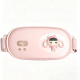 Heated Period Relief Waist Belt Pink Cute Baby V1221-HEATED-PERIOD-RELIEF-WAIST-BELT-PINK-CUTE-BABY
