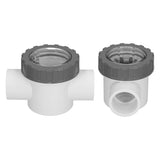 PVC Check Valve Swimming Pool Transparent NonReturn Valve Replacement Accessories V1294-YM0901-3111210206211