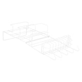 Refrigerator Storage Rack Iron Durable Side Wall Mounted Mini Fridge Organizer for Home Kitchen V1294-YM0714-3118210287011