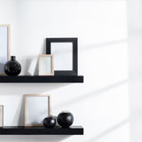 Ekkio Floating Shelf Set of 3 Black V227-2997101014990