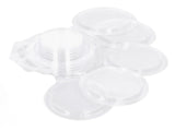 100PCS Wax Melt Molds Calmshell PET Separate Transparent Hanging Hole Empty Wax Melt Container for V1294-YM0710-3117230277411