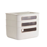 Router Storage Box Multi Hole Detachable Design Plastic Anti Drop Cable Management Case White 3 V1294-YM0717-3117220203916