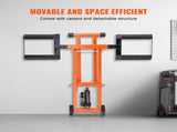 Lawn Mower Lift with Hydraulic Jack, 500 Lbs Weight Capacity, Solid Carbon Steel Lawn Mower Lift, V952-GCJSJJYYS500E2M1RV0