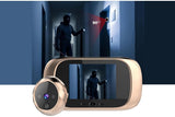 Wireless Digital Door Peephole LCD Display Door Viewer with Camera Home Security System -Gold V1263-JX-6265