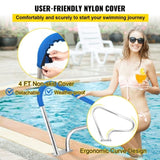Pool Rail 39x32 Pool Railing 304 Stainless Steel 250LBS Load Capacity Silver Rustproof Pool Handrail V952-BXGYCFS3W39X32YC1V0
