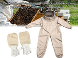 Bee Suit with Gloves Beekeeping Protective Suits Beekeeper Suit Bee Keeper Gear Coveralls Bee Outfit V1294-YM0717-10351699