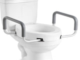 Raised Seat with Arms, 136.1 kg Load Capacity, 88.9 mm Lift Height, Widened Commode Elevated V952-AZSJGMTZD35YISHJB001V0