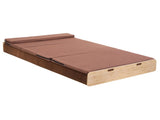 Artiss Folding Kraft Paper Bed Frame with Mattress and Pillow 300kg Capacity 200x120cm PAPER-BED-12023-BR-AB