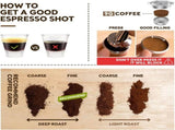Reusable Coffee Capsule, Stainless Steel Refillable Coffee Pod Brewing Espresso V1258-DP02-WO-863